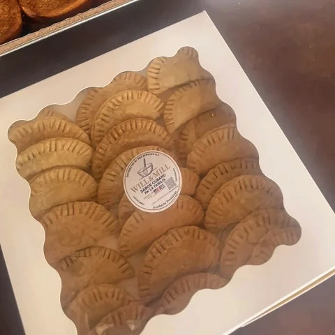 Caja de empanaditas cubanas de guayaba con el sello de Will & Mill | Miami